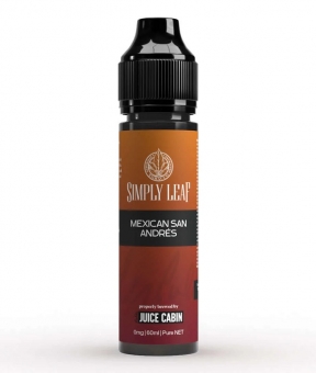 Aroma Vape Simply Leaf Mexican San Andres, Sticla Longfill 60ml Umpluta cu 15ml Lichid Concentrat Extras din Tutun Organic, Macerat la Rece