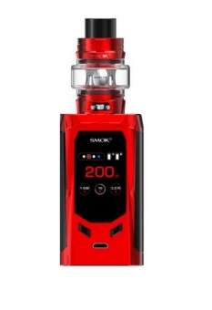Kit Tigara Electronica Smok R-Kiss Red Black 200W,TFV-Mini V2 EU edition, Functie TC, 2 Rezistente Incluse