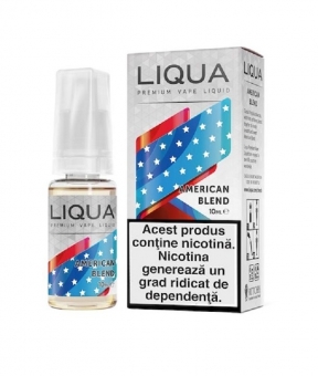 Lichid Liqua Elements American Tobacco 10ml cu Nicotina 6/12/18 mg