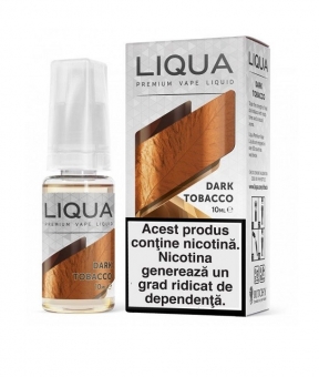 Lichid Liqua Elements Dark Tobacco 10ml cu Nicotina 6/12/18 mg