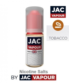 Lichid Tigara Electronica Premium cu Saruri de Nicotina Jac Vapour Smoking Tobacco, 30%VG si 70%PG, Fabricat in UK