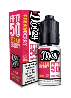 Lichid Tigara Electronica Premium Doozy Strawberry Fifty 50, 10ml, cu Nicotina, 50VG / 50PG, Fabricat in UK, Calitate Premium