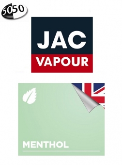 Lichid Tigara Electronica Jac Vapour Menthol 10ml cu Nicotina, 50%VG 50%PG, Fabricat in UK