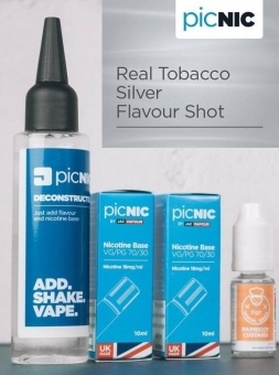 Lichid Jac Vapour Real Tobacco Silver 70ml, Nicotina 5,1mg/ml, 80%VG 20%PG, Fabricat in UK, Pachet DiY, Calitate Premium