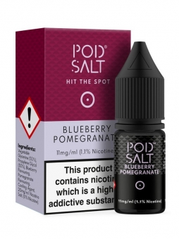 Lichid Tigara Electronica Premium Pod Salt Blueberry Pomegranate 10ml, cu Nicotina, 50VG / 50PG, Fabricat in UK, Calitate Premium