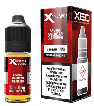 Lichid Vape pt Tigara Electronica Xeo American Blend Red Tobacco, Fara Nicotina, 70%VG si 30%PG, Fabricat in Germania