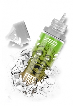Lichid Vape Premium Xeo FreeX Muddy MacMunty, 50ml, Fara Nicotina, 65%VG si 35%PG, Fabricat in Germania, Recipient 60 ml