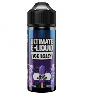 Lichid Vape Ultimate Ice Lolly Blackcurrant, 100ml, Fara Nicotina, 70VG / 30PG, Shortfill 120ml, Fabricat in UK, Calitate Premium