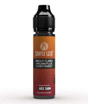 Pachet Lichid Vape Simply Leaf Bright Cured Virginia 60ml Cu / Fara Nicotina 3,6/ 7,3/ 14.5 mg/ml, Extras Natural, Macerat la Rece