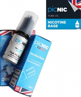 Shot de Nicotina Lichida Jac Vapour Pure VG,10 ml, 18mg/ml, Fabricat in Marea Britanie, 100% VG Pure Vape Base