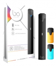BO One Black Soft Touch Starter Kit, Set 2 Rezerve x 1.5 ml Lichid cu Nicotina Incluse, Calitate Premium, Tehnologie Anti-Dry Hit, Garantie 2 Ani