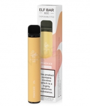 Elf Bar Peach Ice Disposable, 600 Pufuri, Tigara Electronica de Unica Folosinta, 2ml Nicotina 20 mg/ml, Calitate Premium
