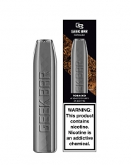 Geek Bar Tobacco Disposable, Tigara Electronica de Unica Folosinta, 600 Pufuri, 2ml Lichid, Nicotina 20 mg/ml, Calitate Premium
