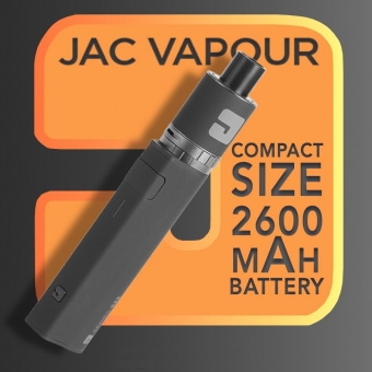 Kit Tigara Electronica Jac Vapour SERIES-S22 V2 Super Matte Black, 2600 mAh, MTL / DTL, Rezistenta MESH 0.8 Ohm inclusa, Proiectat in UK
