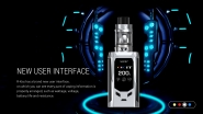 Kit Tigara Electronica Smok R-Kiss Silver Black 200W,TFV-Mini V2 EU edition, Functie TC, 2 Rezistente Incluse