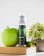 Lichid Organico Green Apple Shortfill 60ml, 40ml Lichid Extra Aromat, Extracte si Arome Naturale Organice, Premium, HouseOfLiquid UK