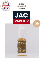 Lichid Tigara Electronica cu Nicotina Jac Vapour Tobacco 10ml, 50%VG 50%PG, Fabricat in UK, calitate Premium