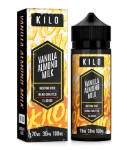 Lichid Tigara Electronica Handcrafted Kilo Vanilla Almond Milk 100ml, Calitate Premium, Fara Nicotina, 70VG / 30PG, USA