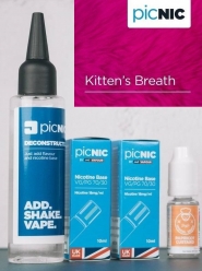 Lichid Tigara Electronica Premium Jac Vapour Kitten's Breath 70ml, Nicotina 5,1mg/ml, 80%VG 20%PG, Fabricat in UK, Pachet DiY
