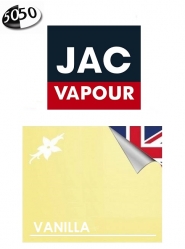Lichid Tigara Electronica Jac Vapour Vanilla 10ml cu Nicotina 50%VG 50%PG, Fabricat in UK