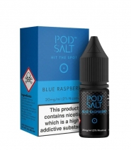 Lichid Tigara Electronica Premium Pod Salt Blue Raspberry, 10ml, cu Nicotina, 50VG / 50PG, Fabricat in UK, Premium