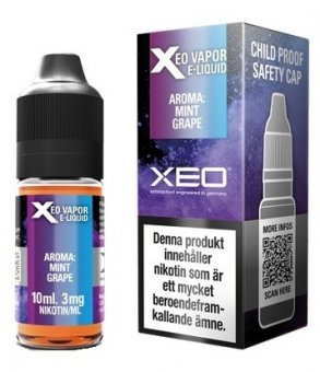 Lichid Vape pt Tigara Electronica Xeo Mint Grape, Cu / Fara Nicotina, 70%VG si 30%PG, Fabricat in Germania