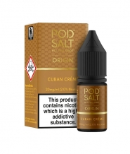 Lichid Vape Premium Pod Salt Origin Cuban Creme, 10ml, cu Nicotina, 50VG/ 50PG, Fabricat in UK, Calitate Premium