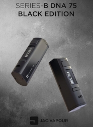 Mod Electronic Jac Vapour SERIES-B DNA 75 W Black Edition PVD Matte 23mm, Control Temperatura, Calitate Premium, Finisaje PVD
