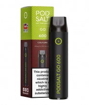 Pod Salt GO 600 Cola Lime 2ml, Vape de Unica Folosinta, 600 Inhalari, Nicotina 20 mg/ml, Calitate Premium UK
