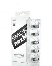 Set 5 Rezistente SMOK NexMesh 0.4 Ohm, SS316 Mesh, Compatibil cu Kitul Smok NexMesh
